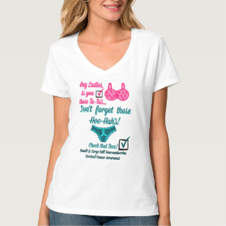 T-shirt Obtenez vérifié ! Conscience femelle de Cancer ! 2