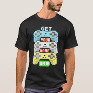 T-shirt Obtenez Votre Jeu Sur Teenage Boys Jeux Vidéo Cont