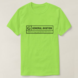 T-shirt Obtenez votre Rated G pour l'aviation générale