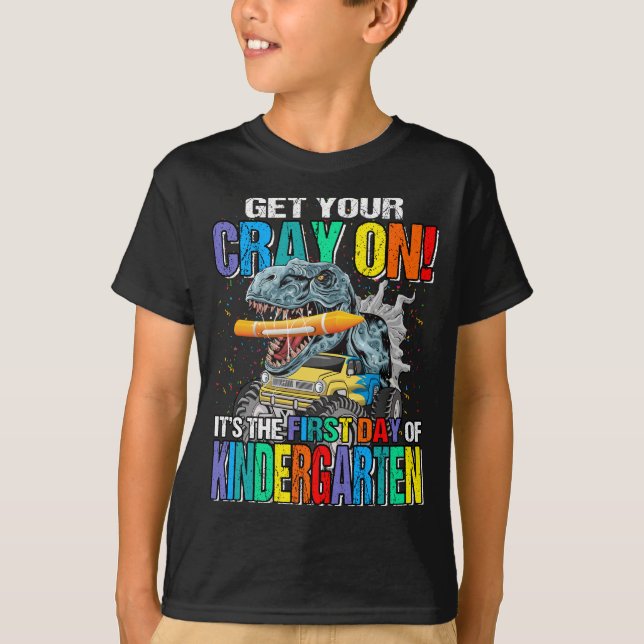 T-shirt Obtenez votre rayon C'est le premier jour (Devant)
