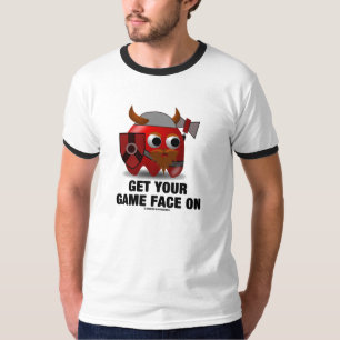 T-shirt Obtenez votre visage de jeu sur (Viking avec la