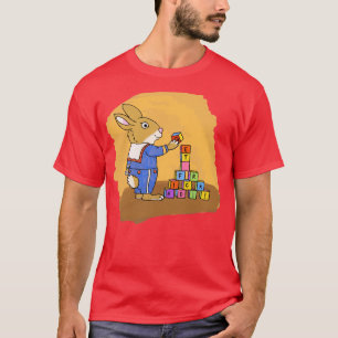 T-shirt Obtenir du lapin piqué