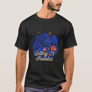 T-shirt Obtenir le rôti Camping Foie Camper Food Sum