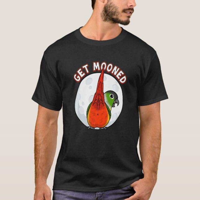 T-shirt Obtenir Mooned I Parrot Underfluffy I Jaune face C (Devant)