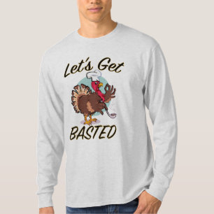 T-shirt Obtenons à thanksgiving arrosé la chemise drôle
