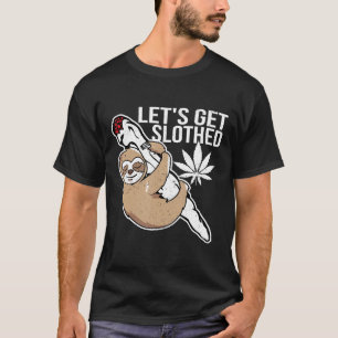 T-shirt Obtenons un Stoner Fumeur de mauvaises herbes amus