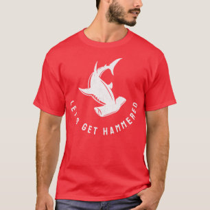T-shirt Obtient un design vintage martelé