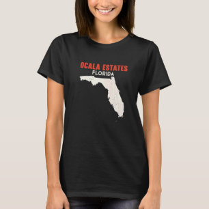T-shirt Ocala Estates Florida USA State America Travel Flo