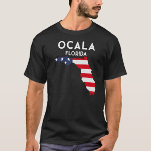 T-shirt Ocala Florida USA State America Travel Floridian