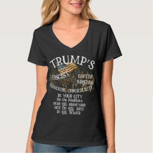 T-shirt Occasion de franchise d'élevage en captivité Trump
