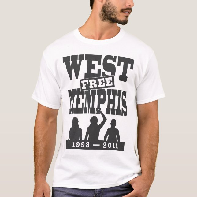 T-shirt occidental de Memphis trois (Devant)