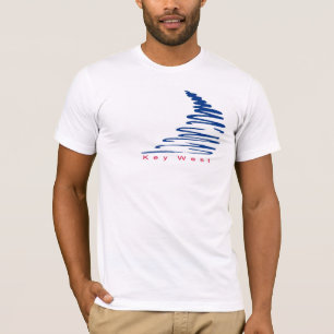 T-shirt occidental pas droit de Lines_Key