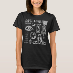 T-shirt Occult Magic All Seeing Eye Witchcraft Crystal Dre