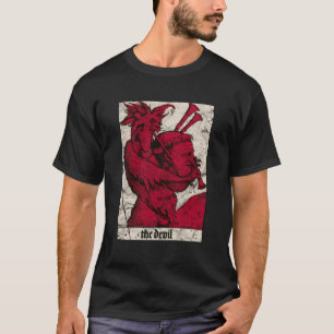 T-shirt Occulte Baphomet Le Diable Moyen Age Satan Antichr
