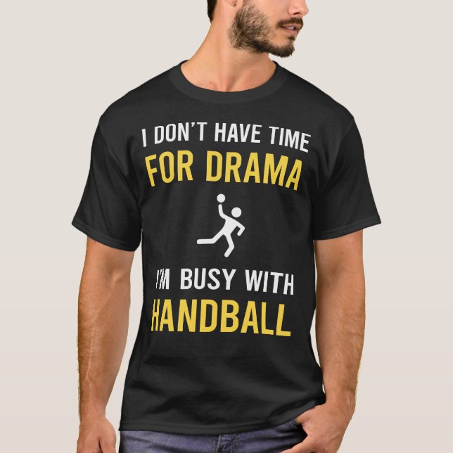 T-shirt Occupé Avec Handball (Devant)