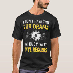 T-shirt Occupé par des disques vinyles