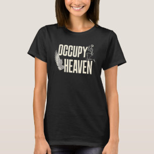T-shirt Occuper le ciel Bible Ange priant l'aile Religieux