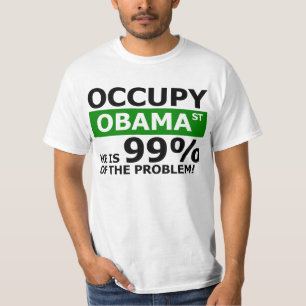 T-shirt Occupez la rue d'Obama
