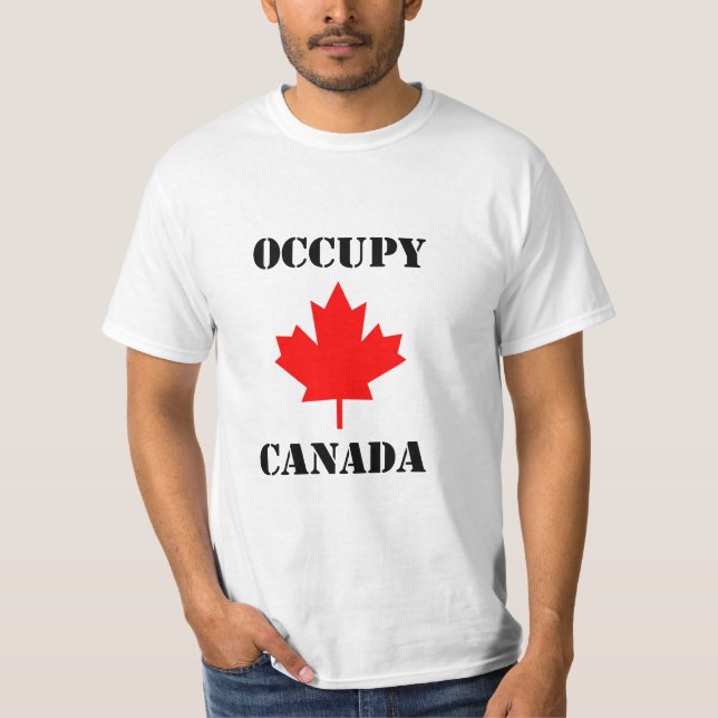 T-shirt Occupez le Canada : McGill (université de McGill) (Devant)