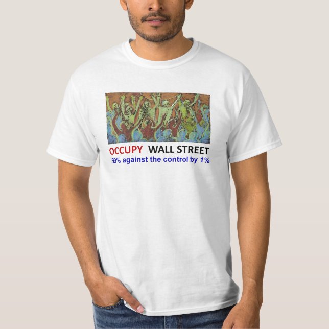 T-shirt Occupez Wall Street (Devant)