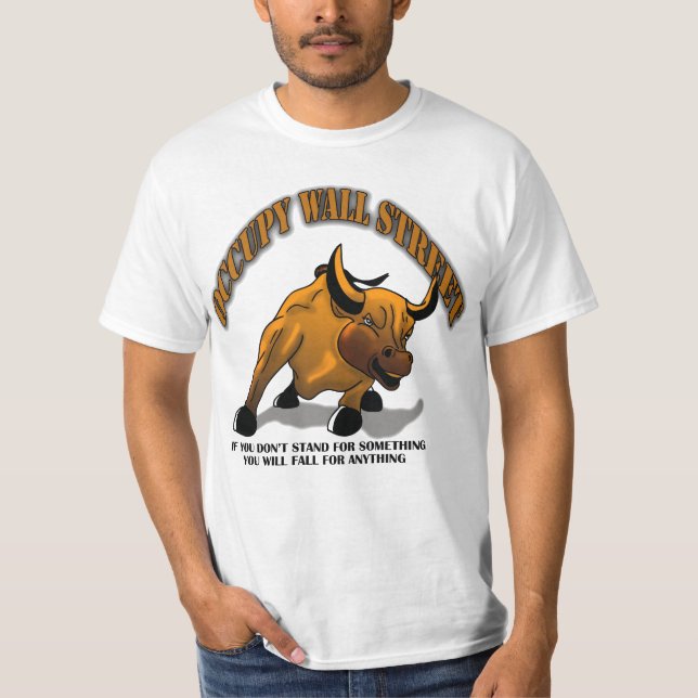 T-shirt Occupez Wall Street (Devant)