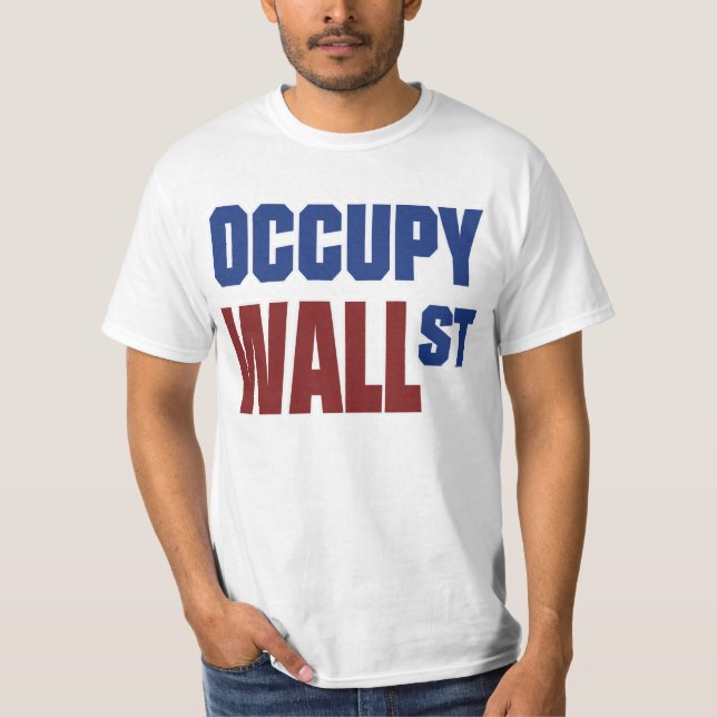 T-shirt Occupez Wall Street (Devant)
