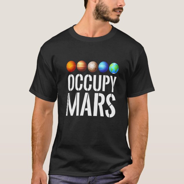 T-shirt Occupons Mars Costume Mars Planètes Costume Mars (Devant)