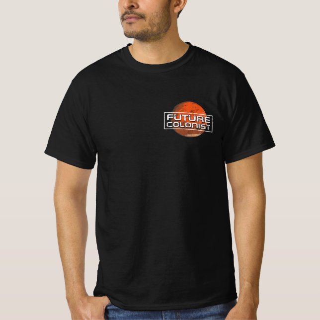 T-shirt Occupy Mars 2020 Planet Martian Future Colonist (Devant)
