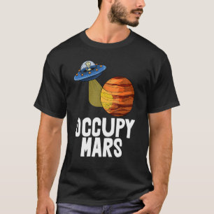 T-shirt Occupy Mars Jeunes Tee - shirts de voyage spatial 
