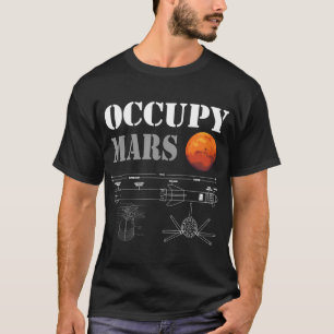 T-shirt Occupy Mars Starship Rocket