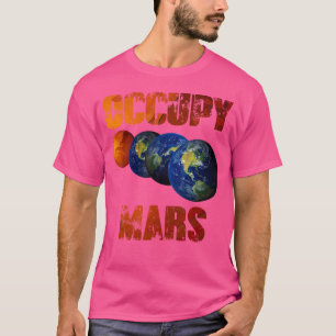 T-shirt Occupy Mars Terraform Alien d'astronomie spatiale