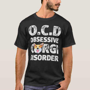 T-shirt Ocd Obsessionnel Corgi Trouble Enfants Garçons Hom