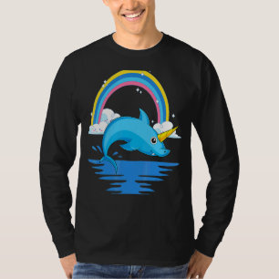 T-shirt Océan Animal Rainbow Sharkicorn Imaginaire Unicorn