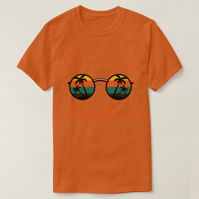T-shirt Ocean City Maryland (Design devant)