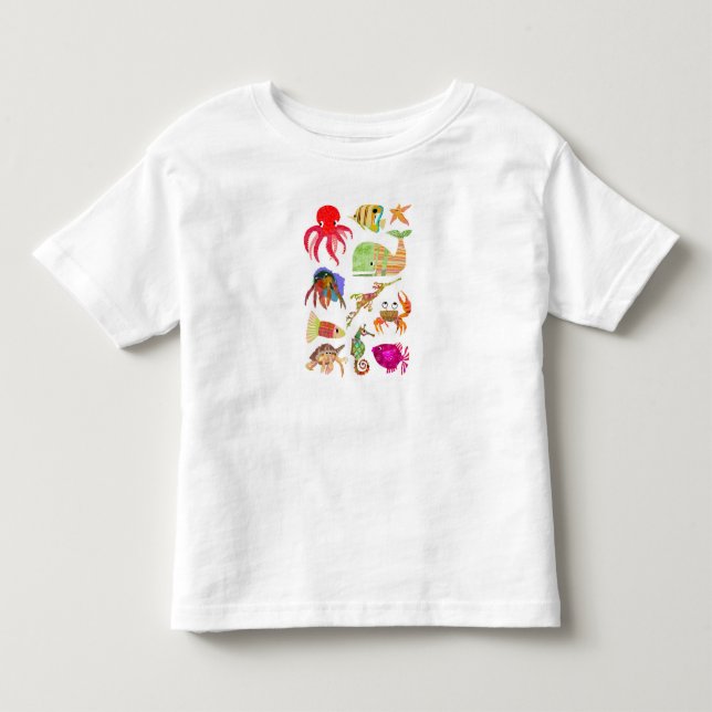 T-shirt Ocean Friends, Crabe et Octopus (Devant)