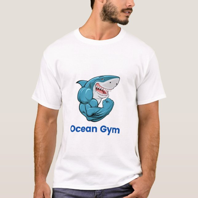 T-shirt Ocean Gym White T Shirt (Devant)
