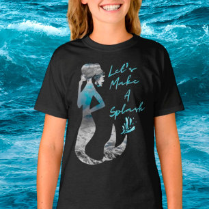 T-shirt Ocean Mermaid Let's Make A Splash
