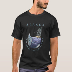 T-shirt Océan Pacifique de l'Alaska Créatures Glacier Bay