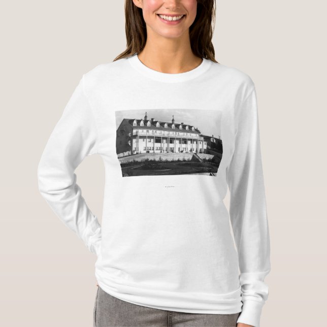 T-shirt Oceanlake, vue de l'Orégon de l'auberge de (Devant)