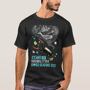 T-shirt Océans De Possibilités Animal Marin Poisson Été Ré
