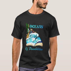 T-shirt Océans De Possibilités Animal Marin Poisson Été Ré