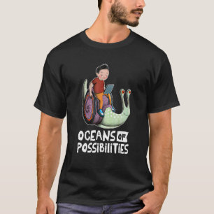T-shirt Océans De Possibilités Animal Marin Poisson Été Ré