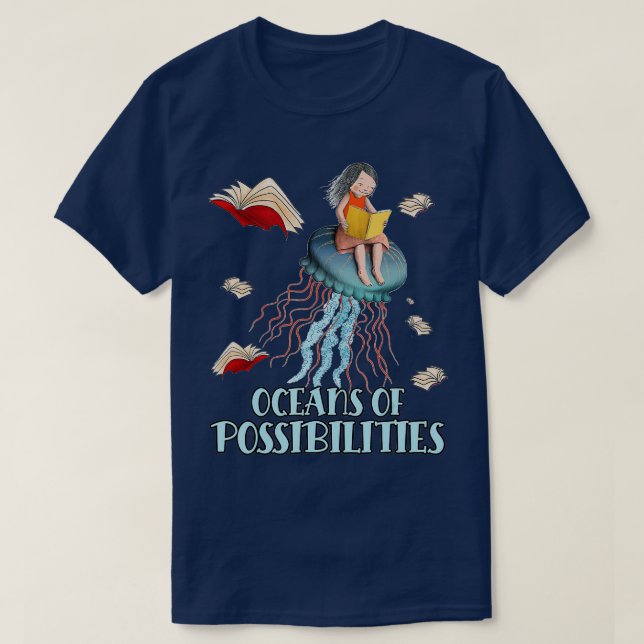 T-shirt Océans des possibilités Lecture estivale 2022 Bibl (Design devant)