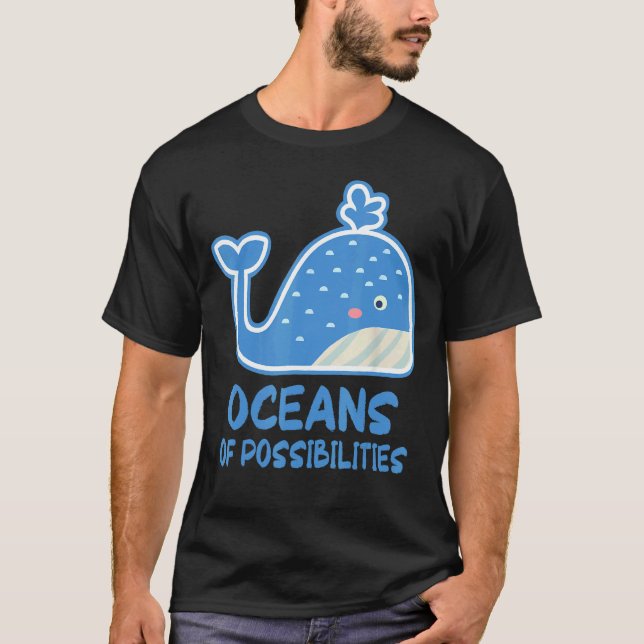 T-shirt Océans Des Possibilités Lecture Été 2022 Bibliothè (Devant)