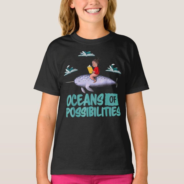 T-shirt Oceans-Of-Possibilités-Summer-Reading 2022 Librair (Devant)