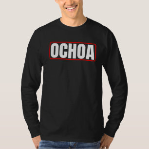 T-shirt Ochoa Nom Mexicain & Hispanique Américain Chicano