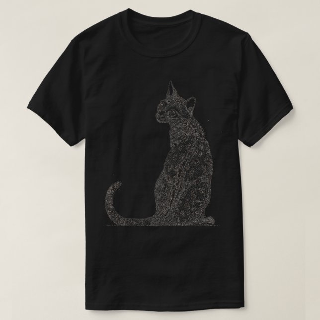 T-shirt Ocicat Tabby Chat (Design devant)