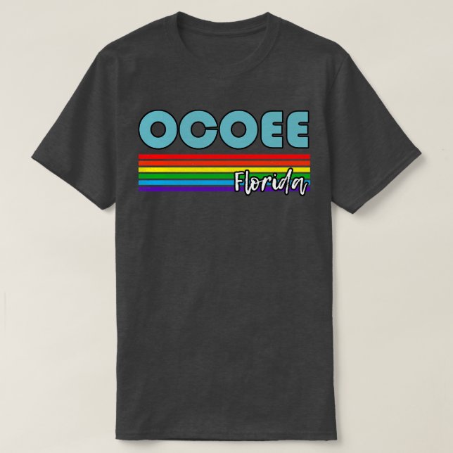 T-shirt Ocoee Florida Pride Ocoee LGBT Cadeau LGBT Soutien (Design devant)