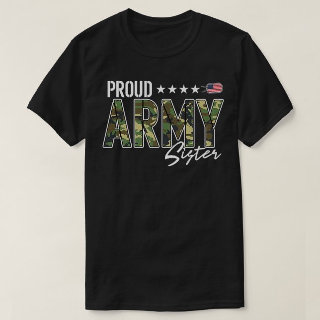 T-shirt OCP Fière Soeur de l'Armée Premium  (Design devant)