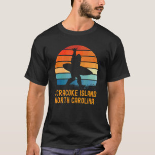 T-shirt Ocracoke Island North Carolina Sasquatch Souvenir